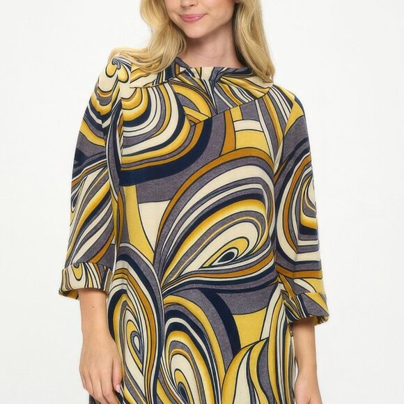 Split Neckline Tunic - Picture 1 of 6